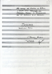 Portada de la partitura de Tonemas (1982)